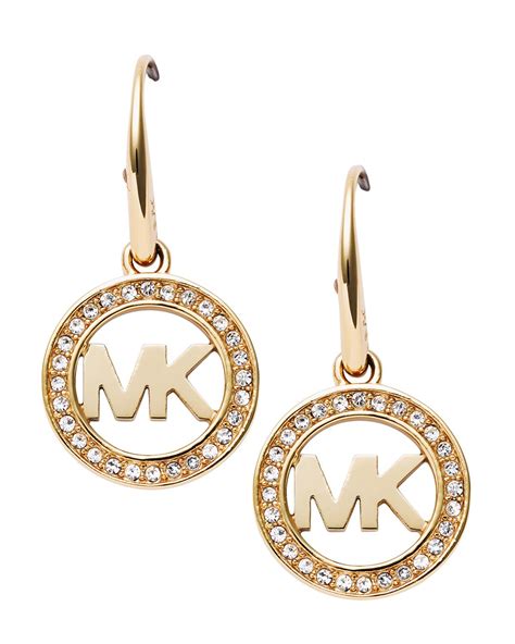 michael kors pave earrings|michael kors earrings.